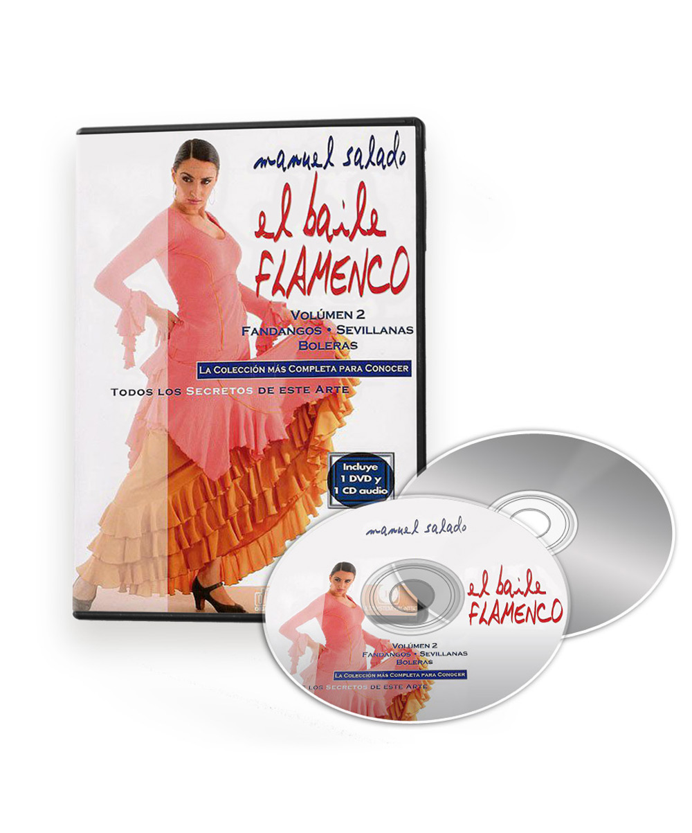 Clases de baile flamenco Sevillanas Fandangos DVD CD