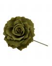 Flor verde oscuro