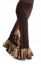 Falda flamenca Azabache II Marrón-7344C6 talla M