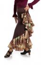 Falda flamenca Azabache II Marrón-7344C6 talla M