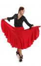 Falda flamenca Giros Rojo