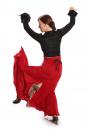 Falda flamenca Azabache VII Bur/73-44C6