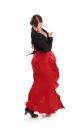 Falda flamenca Azabache VII Bur/73-44C6