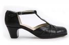 Zapato Flamenco Clasico Español Negro