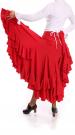 Falda flamenca Triana FL Rojo