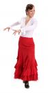 Falda flamenca Triana FL Rojo