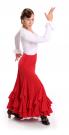 Falda flamenca Triana FL Rojo