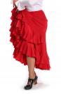 Falda flamenca Triana FL Rojo
