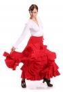 Falda flamenca Triana FL Rojo