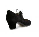 Zapato Flamenco Angelito Ante Negro Ba