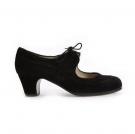 Zapato Flamenco Angelito Ante Negro Ba