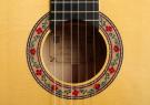 Juan Montes guitarra flamenca 132M blanca