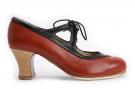 Zapato de baile Flamenco Candor Rubí/Negro