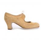 Zapato de baile Flamenco Angelito Ante Beig