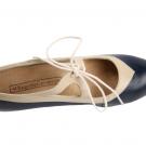 Zapato de baile Flamenco Candor Azul/Beige