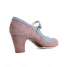 Zapato Flamenco Salon Correa II Ante Violeta/Dante