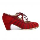 Zapato Flamenco Primor Burdeos