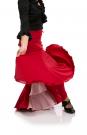 Falda flamenca Azabache VII Rojo-R6