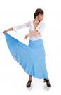 Falda flamenca La Tate Azul talla M