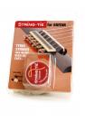 String tie en hueso color blanco