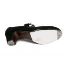 Zapato Flamenco Tablas Ante Negro