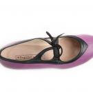 Zapato de baile Flamenco Candor Violeta/Negro