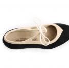 Zapato Flamenco Candor Ante Negro/Beige Piel