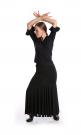 Falda de Baile Flamenco Negra Intermezzo