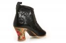 Zapato Flamenco Botín Bordado Negro