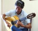 Guitarra Flamenca Jesús de Jiménez blanca concert
