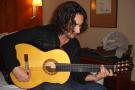 Guitarra Flamenca Jesús de Jiménez blanca concert