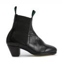 Botas flamenco en cuero negro