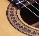 Navarro flamenco guitarra blanca ciprés