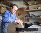 Guitarra flamenca exclusiva de Francisco Broseta con cutaway florentino