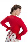 Blusa flamenca roja 