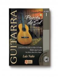 Libro de partituras + CD guitarra clásica, los ritmos más tradicionales, nivel intermedio