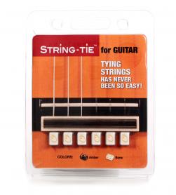 String tie en hueso color blanco