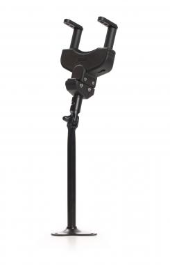 Soporte de pared para guitarra con dispositivo de retención automático, cuello largo
