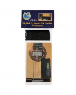 Soporte higrómetro para montaje en la guitarra
