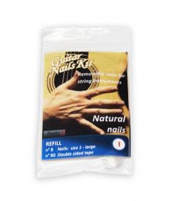Set de recarga talla grande Uñas naturales