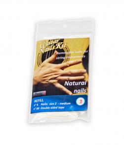 Set de recarga talla mediana Uñas naturales