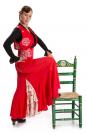 Falda flamenca Azabache VII Rojo/R5-C101