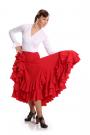 Falda flamenca Triana FL Rojo
