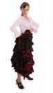Falda Flamenca Triana K Negro