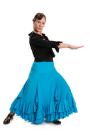 Falda flamenca Triana FL Azul talla S