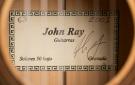 John Ray guitarra flamenca 2003 blanca
