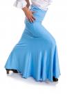 Falda flamenca La Tate Azul talla M