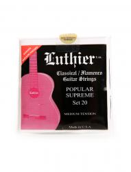 Cuerdas de guitarra Luthier 20 tensión media