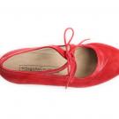 Zapatos de Baile Flamenco Modelo Candor Ante Rojo