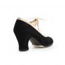 Zapato Flamenco Candor Ante Negro/Beige Piel